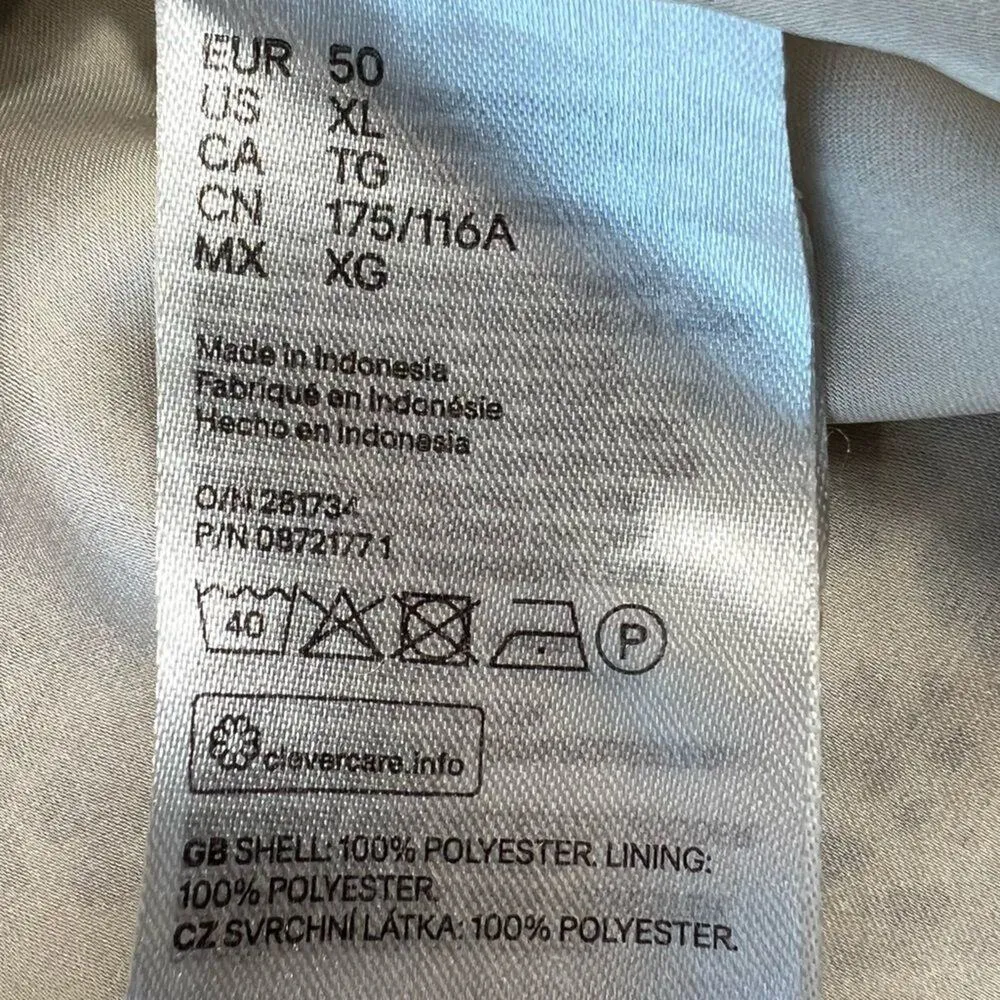 H&M Women's XL Cream and Black Cap Sleeve Dress Flowly Lined Boho Prairie Dress - Image 9