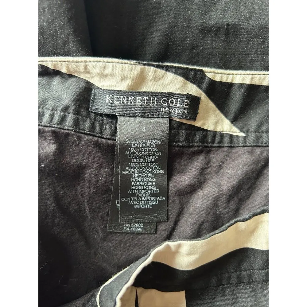 Kenneth Cole Black and White Skirt - Image 5