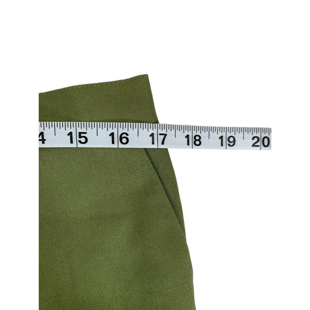 Alfred Dunner Women's Birds of Paradise Aloe Green Dress Pants - Image 4