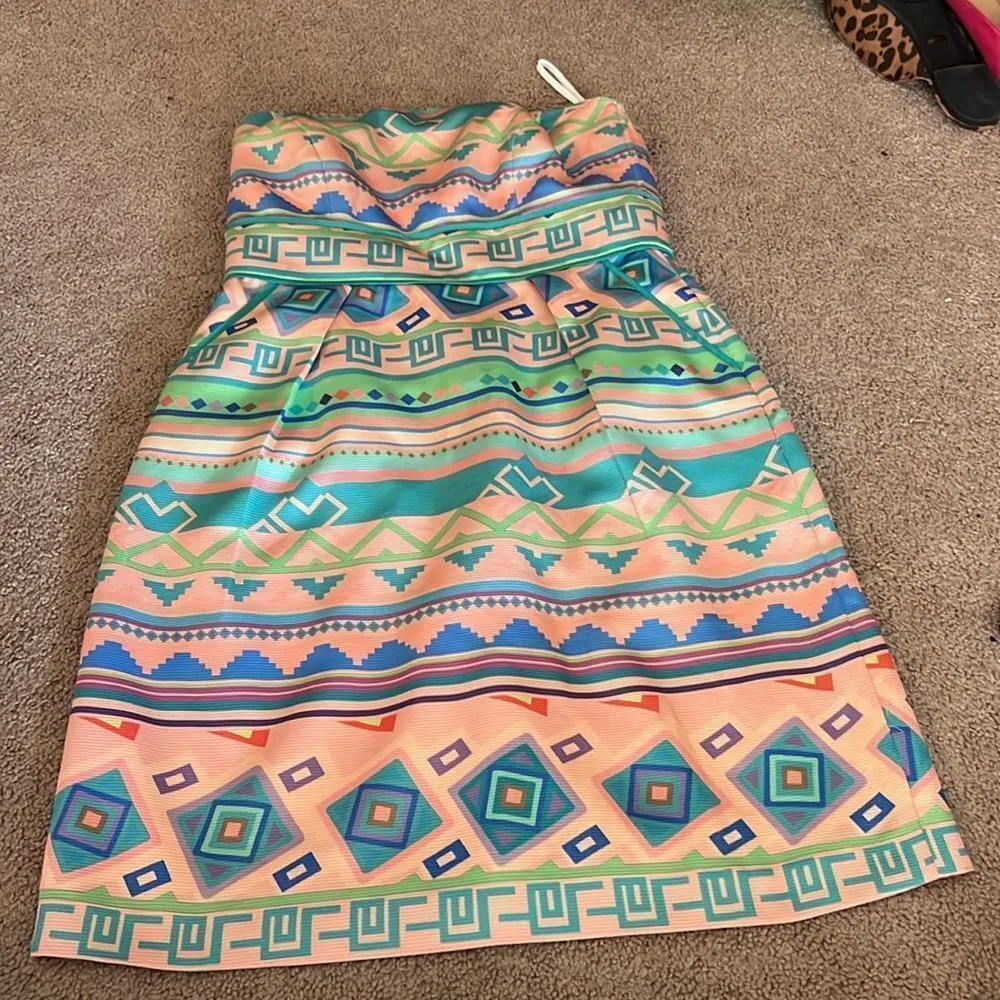 Jade melody tam strapless dress xs Green - Image 2