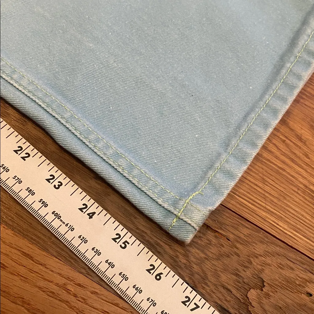 Urban Outfitters BDG High Wide Relaxed Jeans Green Blue Ombré Fade 26 - Image 5