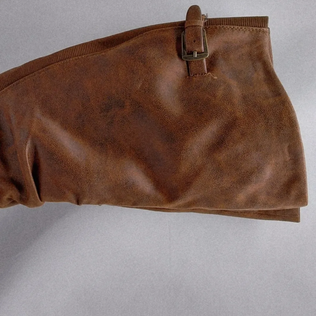 Baretraps Womens Yanessa2 Size 6M Riding Boots Wide Calf Brown Knee High Western - Image 5