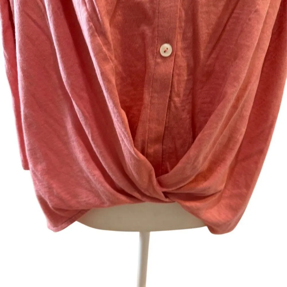 J. Jill Women's Pink V - Image 2