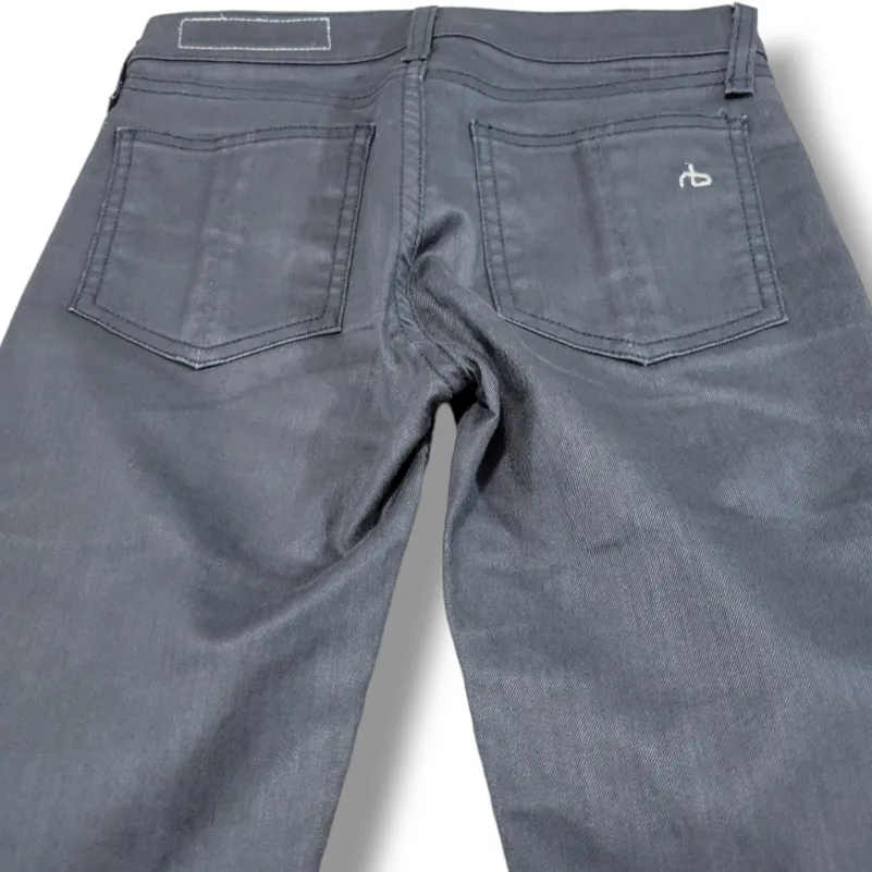 Rag & Bone Jeans Size 24 25x28 Rag And Bone For Intermix Zipper Capri Shoreditch  - Image 4
