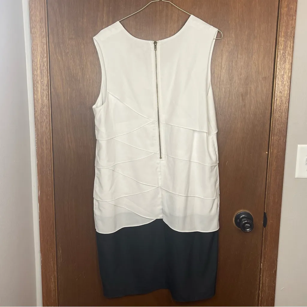 NWT Simply Noelle Woman’s Black & White Classic Dress Size L/XL - Image 7