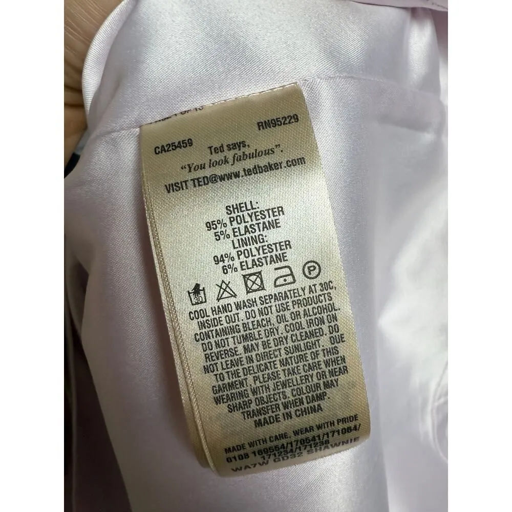 NWT Ted Baker London Shawnee Painted Posie Dress Sz. 4 (US L/10) - Image 6