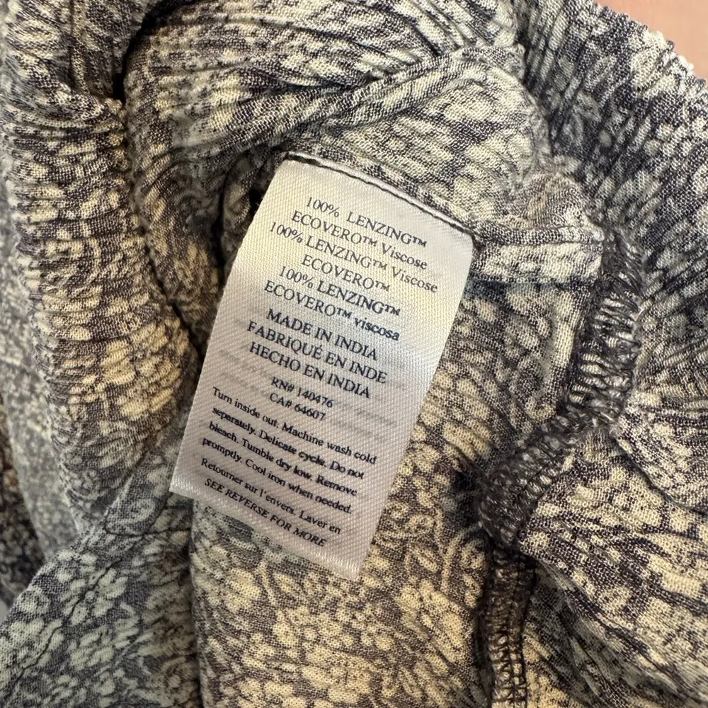 Faherty Blue Long Sleeve Dress *Sirene* Size XS - Image 3