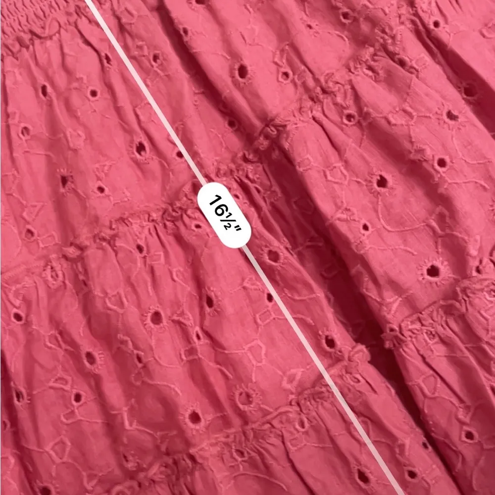 American Eagle hot pink tiered mini skirt - Image 2