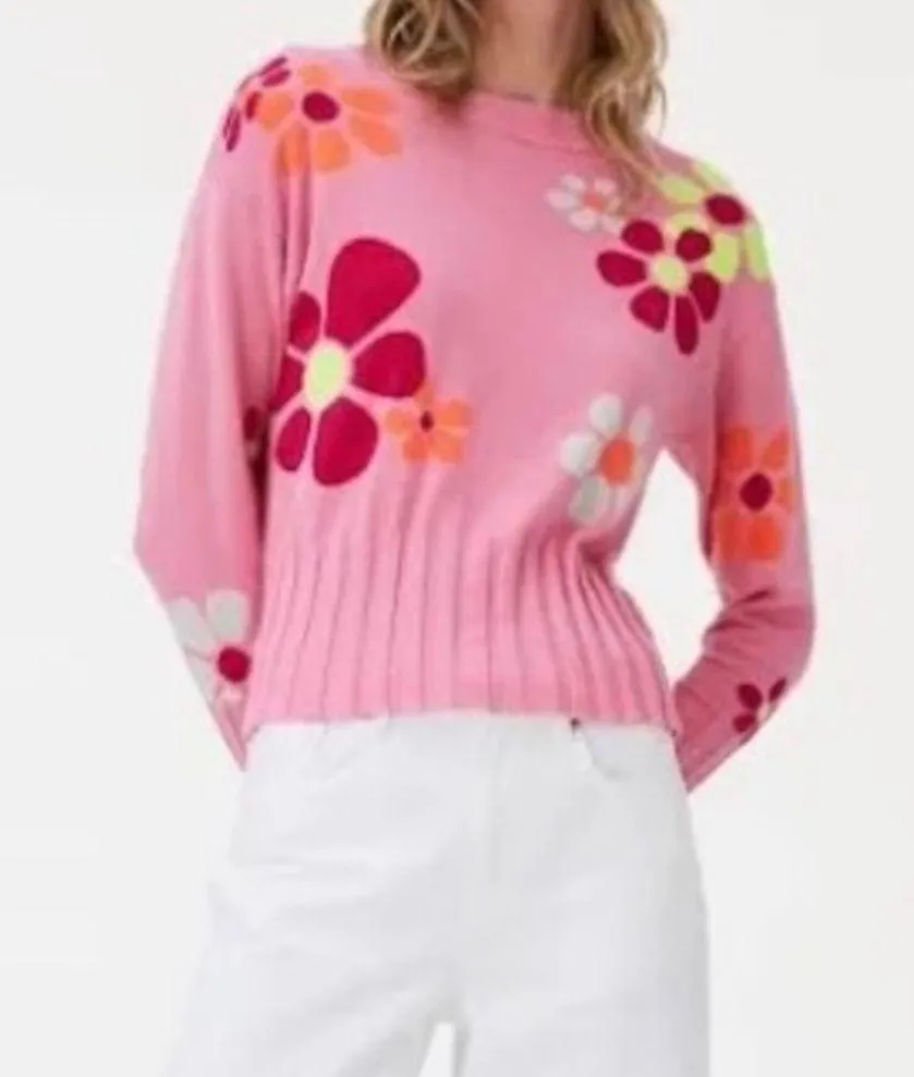 Brodie Cashmere Wispr Blossom Jumper Size S Black - Image 12