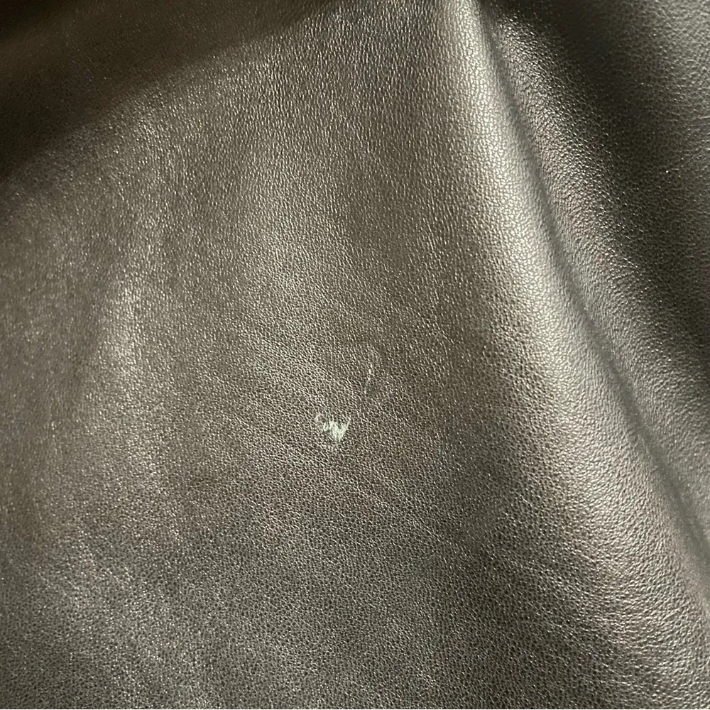 💙💖 Vintage Oscar de la Renta Black Leather Skirt - Image 7