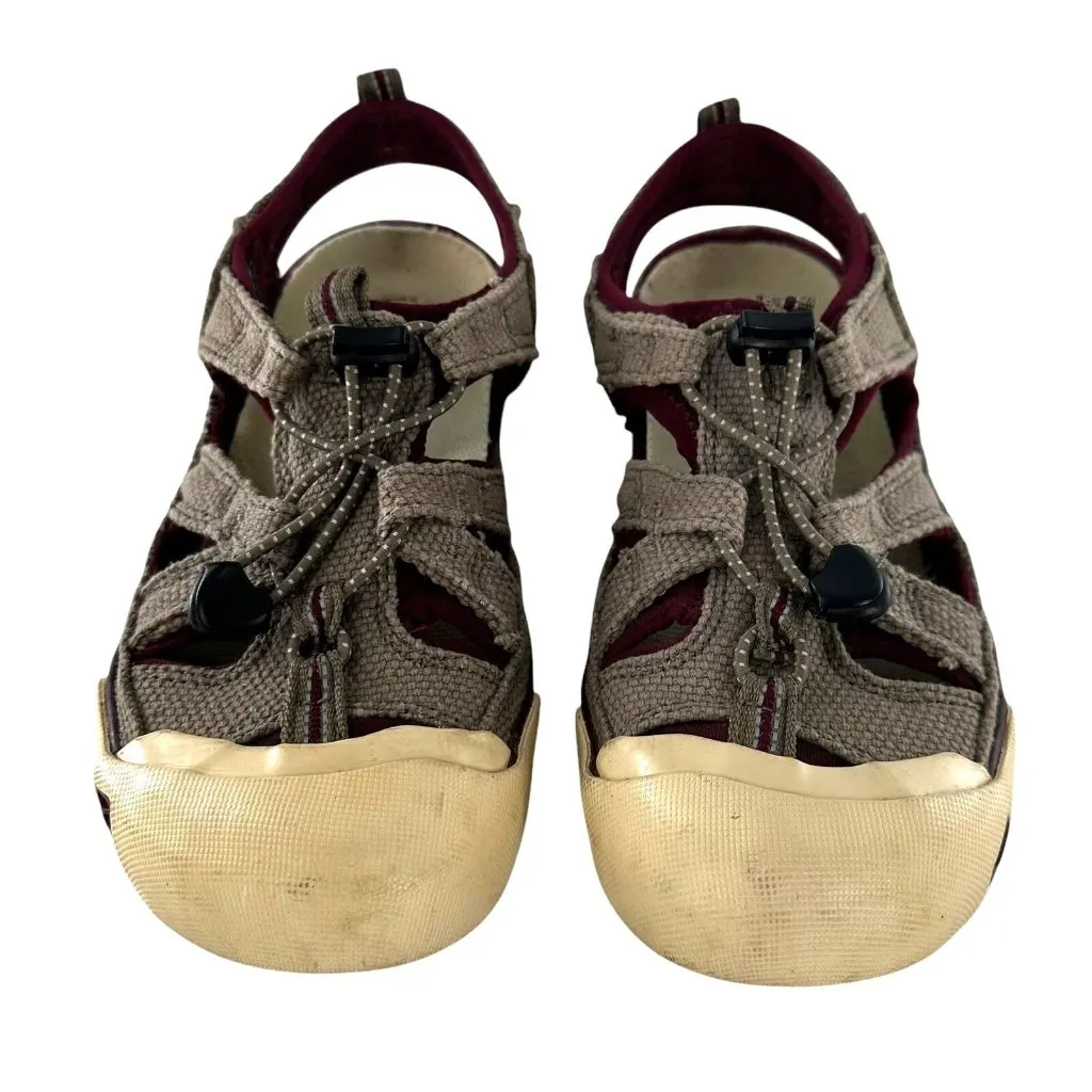 Keen Gray Coronado Vulcanized Canvas Fisherman Sandal Hiking Shoes Size 6.5 - Image 2