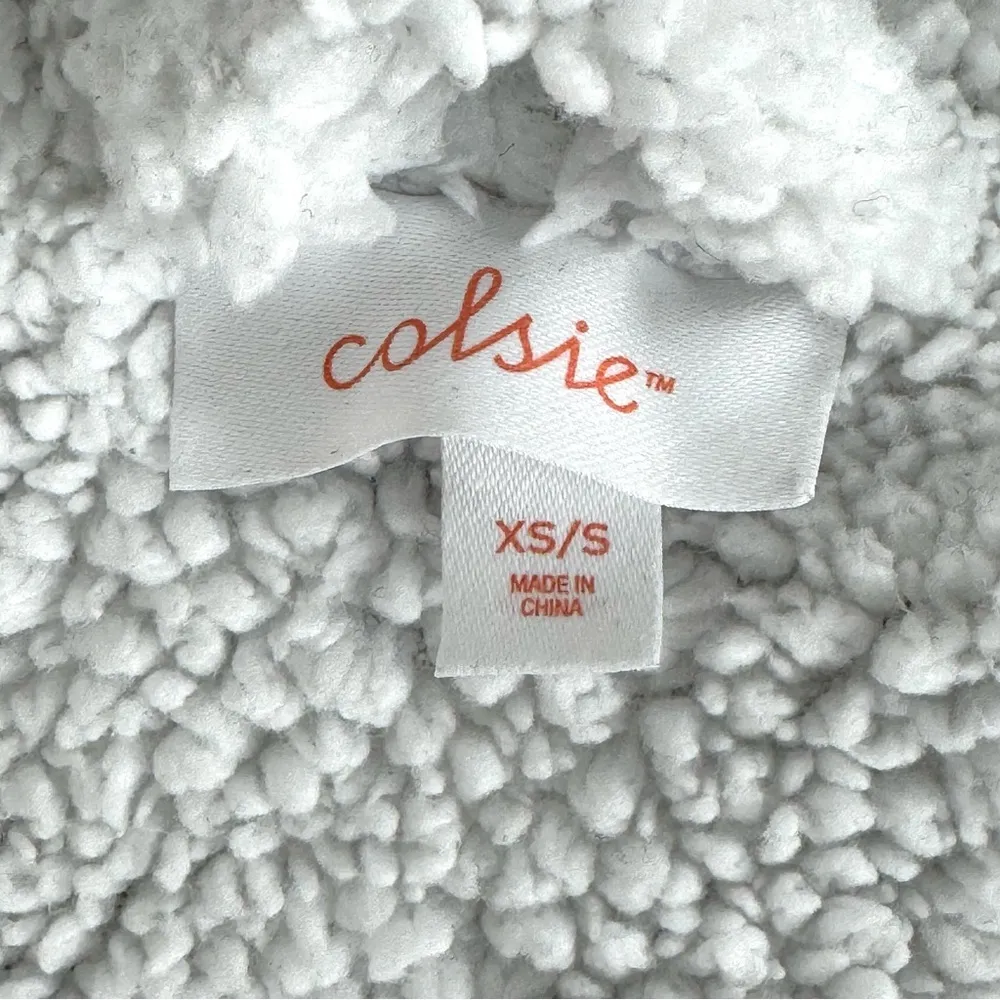 Women's Star Print Cozy Robe with belt Gray XS/S Target Size undefined - Image 12