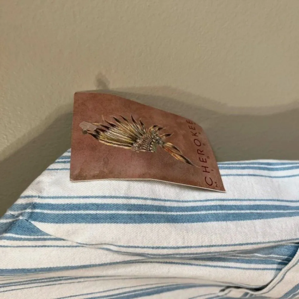 NWT Cherokee size medium striped vest - Image 4