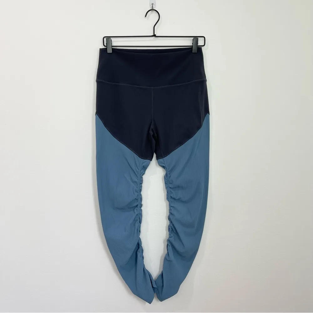 ZYIA Blue and Black Leggings - Image 3