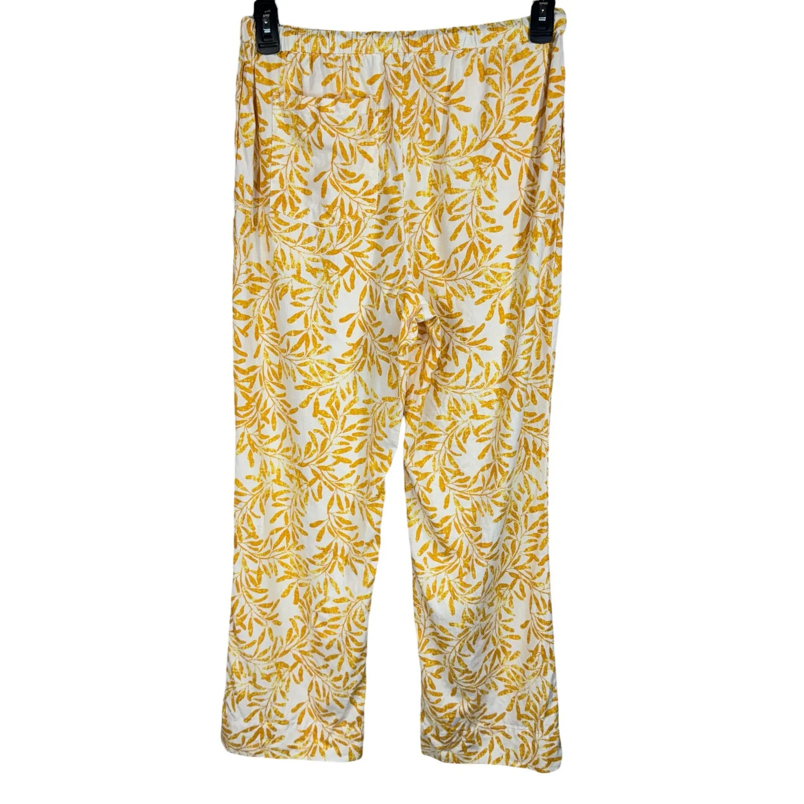 Peace Love World X-Small Boheme Collection Pants Pull-On Golden Leaf Linen Blend - Image 4