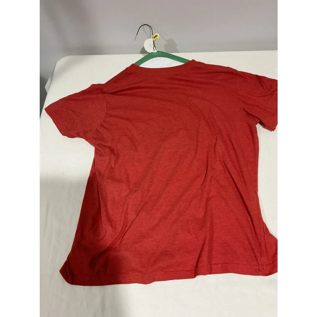 Woman’s XL Red Lif Apparel Short Sleeve T Shirt Says One Nation Under God - Image 3