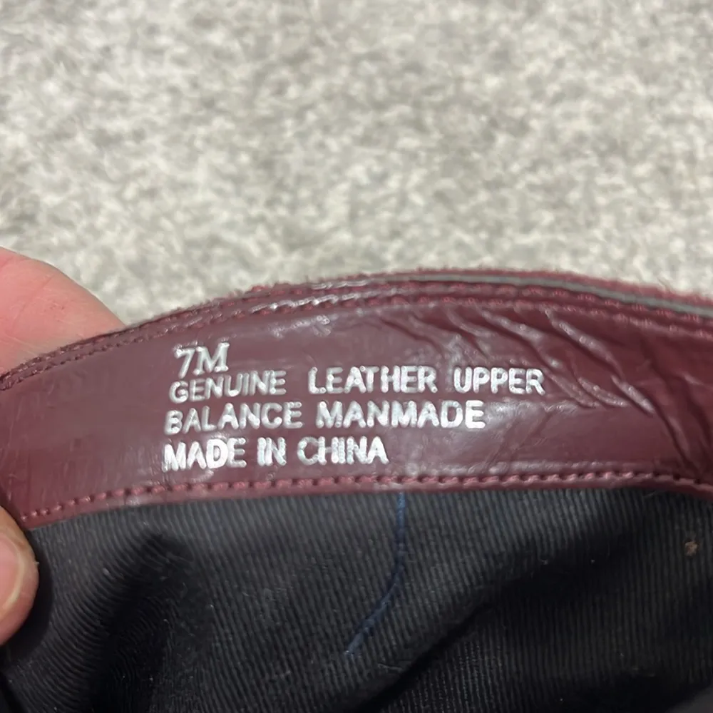 BP. Size 7 Wine Burgundy Suede Trolley Zip Up Block Heel Ankle Bootie - Image 8