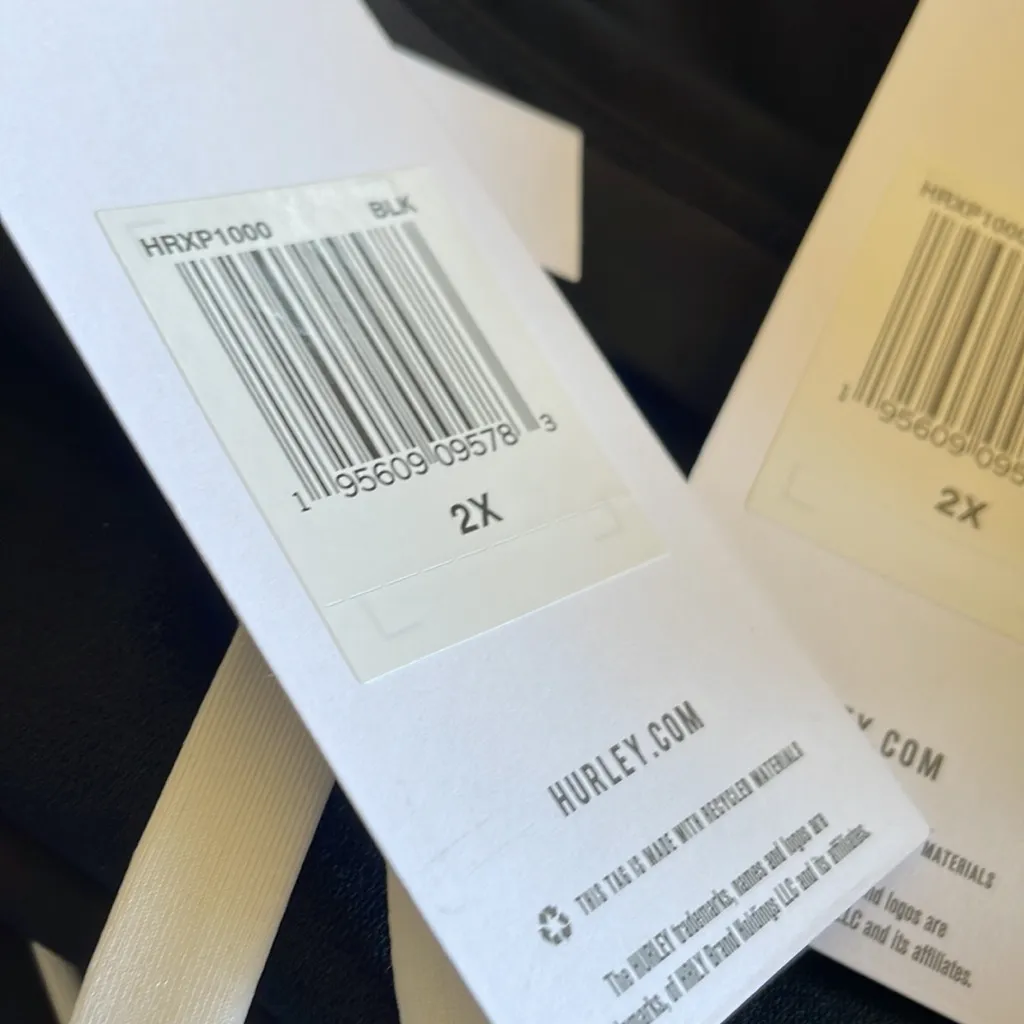 NWT HURLEY TWO PIECE BLACK SWIMSUIT PLUS SIZE 2X Tummy Control - Image 6