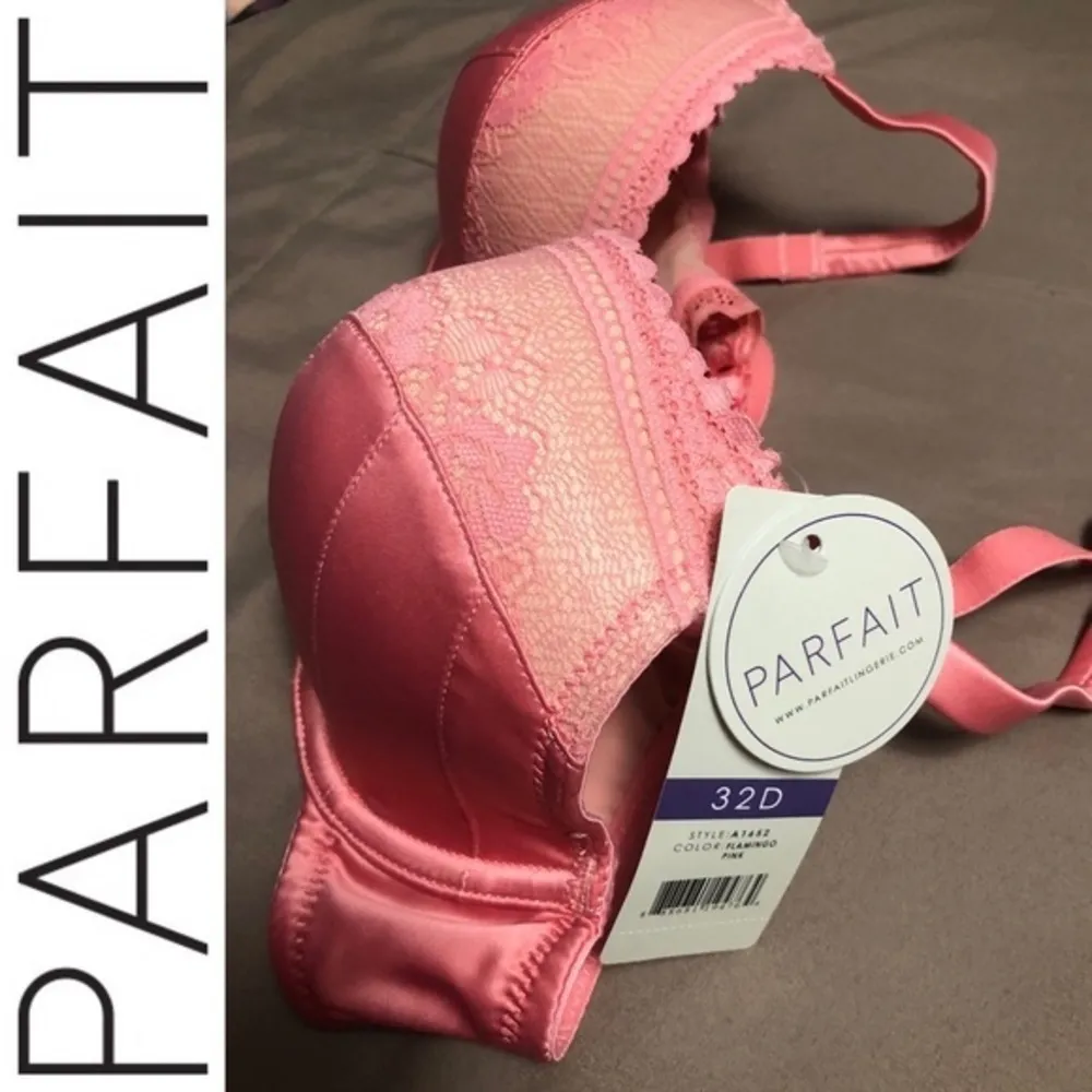 NEW!! Parfait Jade Contour Bandless Wire Bra Pink Size undefined - Image 9