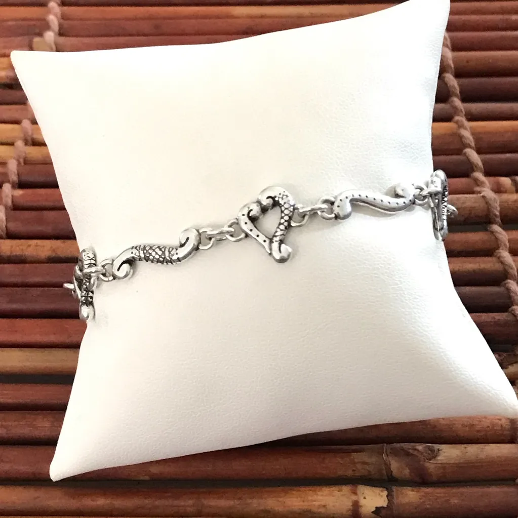 Brighton Dainty Silver Heart Bracelet - Image 3