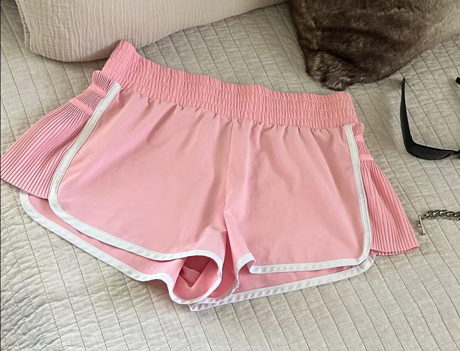 All in motion, target, pink athletic Pickleball, tennis shorts, pink white M - Image 1