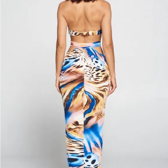 WinWin Multicolor Maxi Dress Medium‎ - Image 3