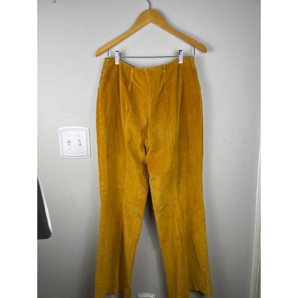 Vintage 1970s White Stag Mustard Corduroy Jacket Pants Set USA Made Retro Mod - Image 5
