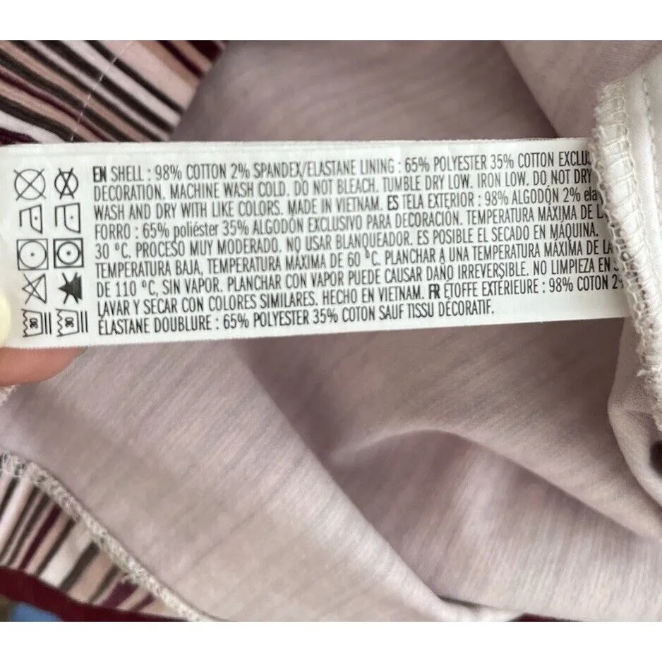 Y2K Miniskirt Nastygal/Forever 21 Lot Of 2  Small Medium Blue Pink Solid Stripes - Image 11