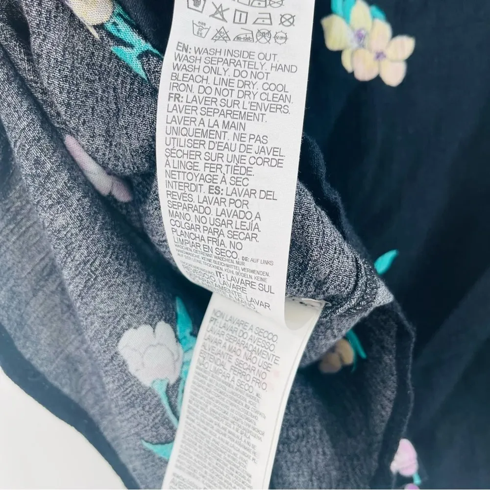 BILLABONG Tank Small Going Out Woven Top Coastal Surf California Resort  NWT - Image 13