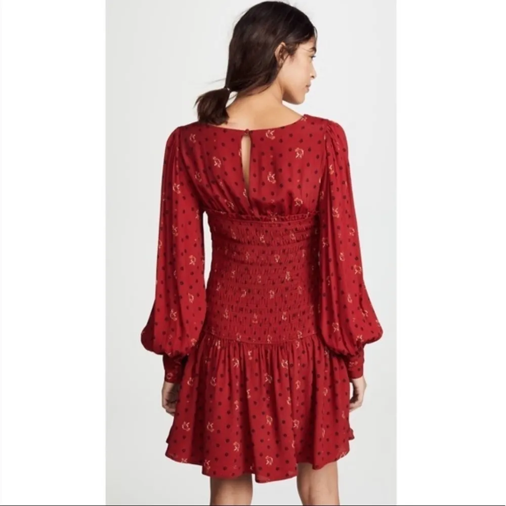Free People Two Faces Printed Mini Dress Size S - Image 3