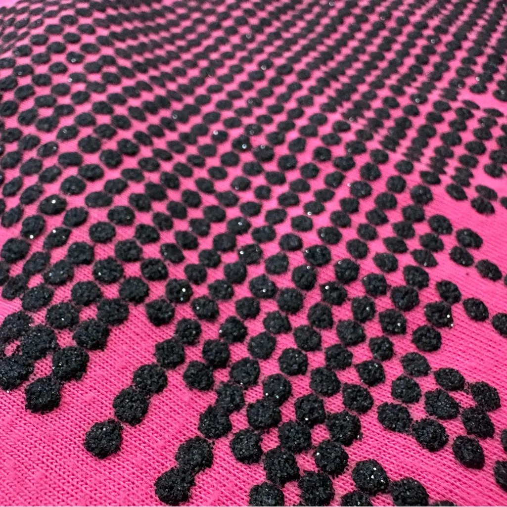 Hot Pink Strappy Top with Black Graphic Love Vibes XL - Image 6