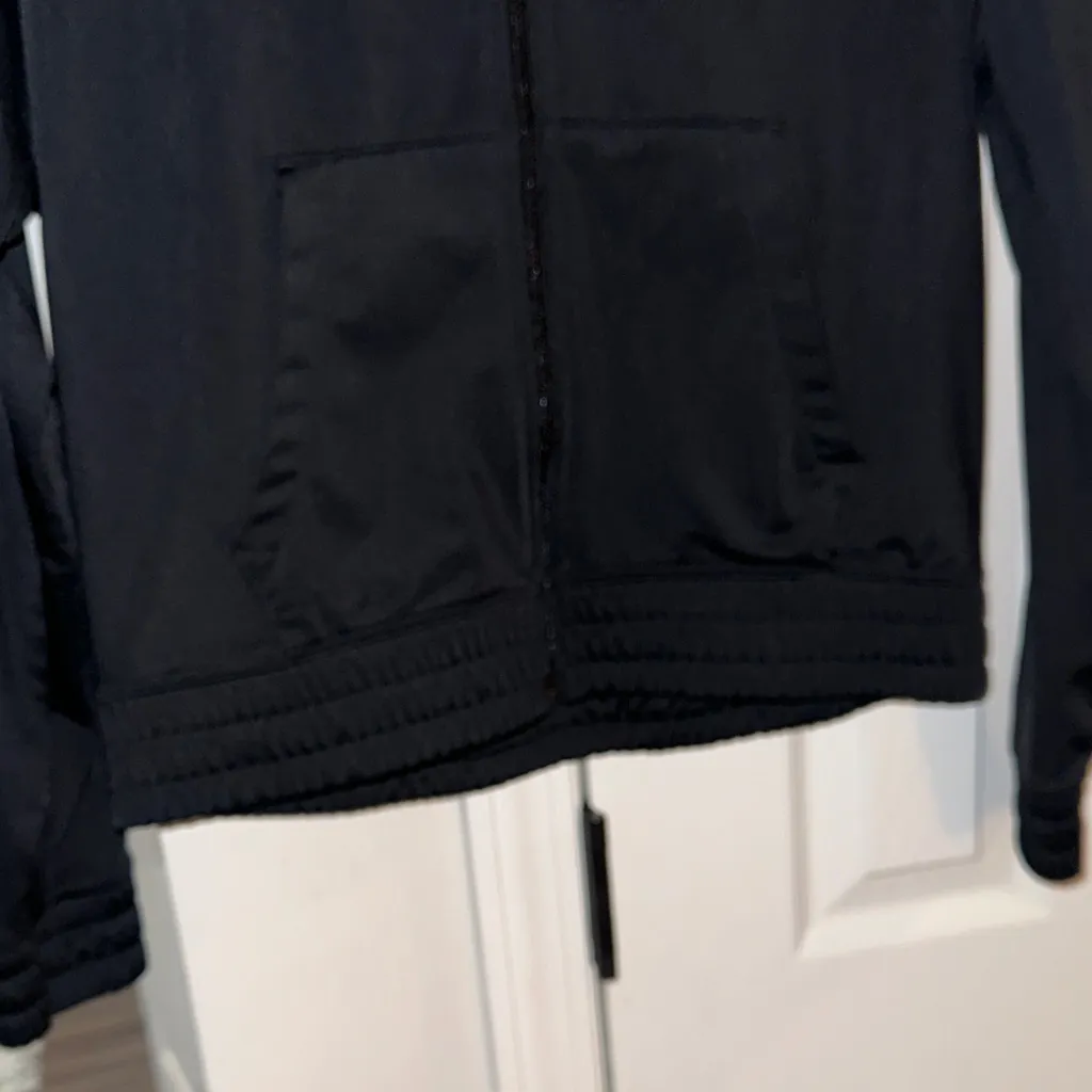 Nike Women's Black and Gray Full Zip - Image 7