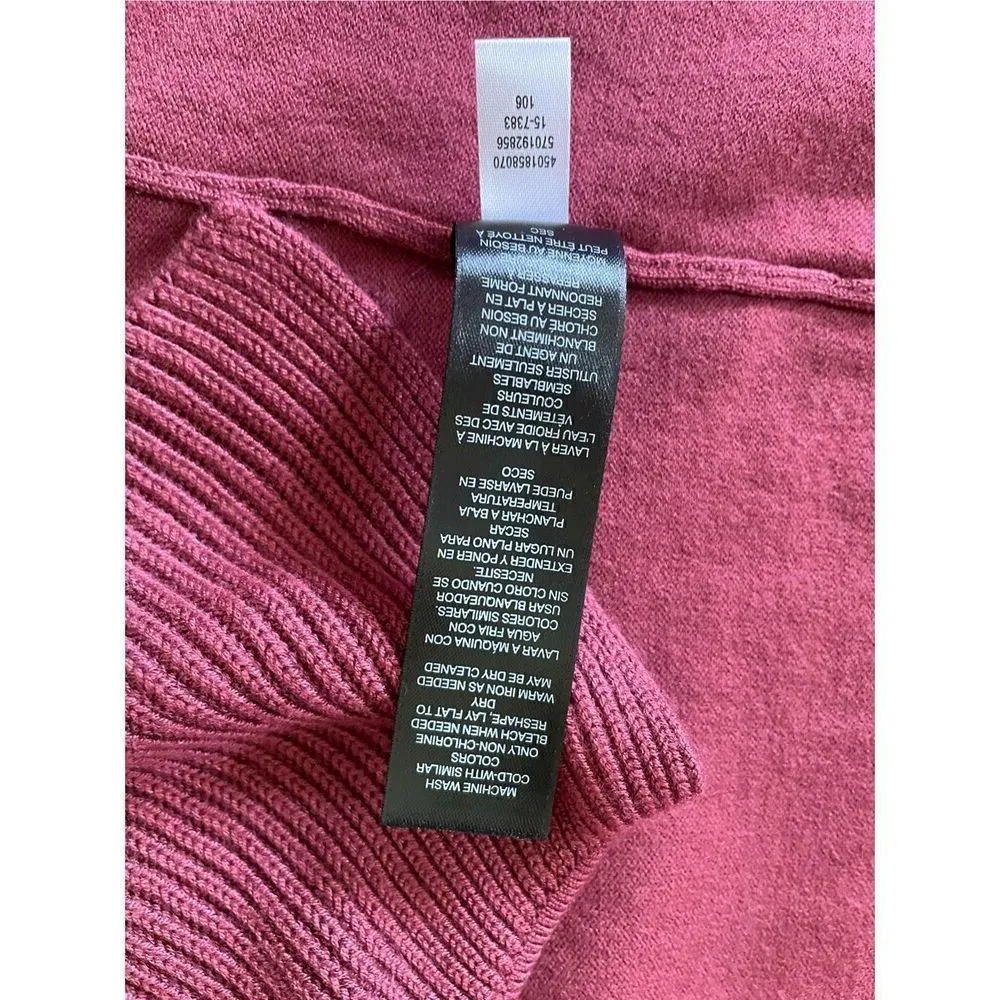 White House Black Market  Open Front cardigan. Burgundy - Image 6