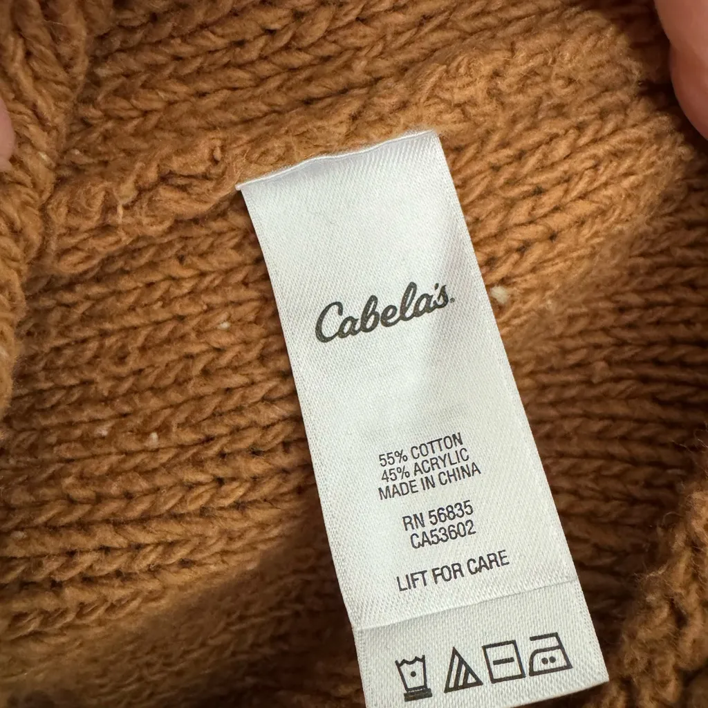 Cabela’s brown‎ cardigan size S - Image 3