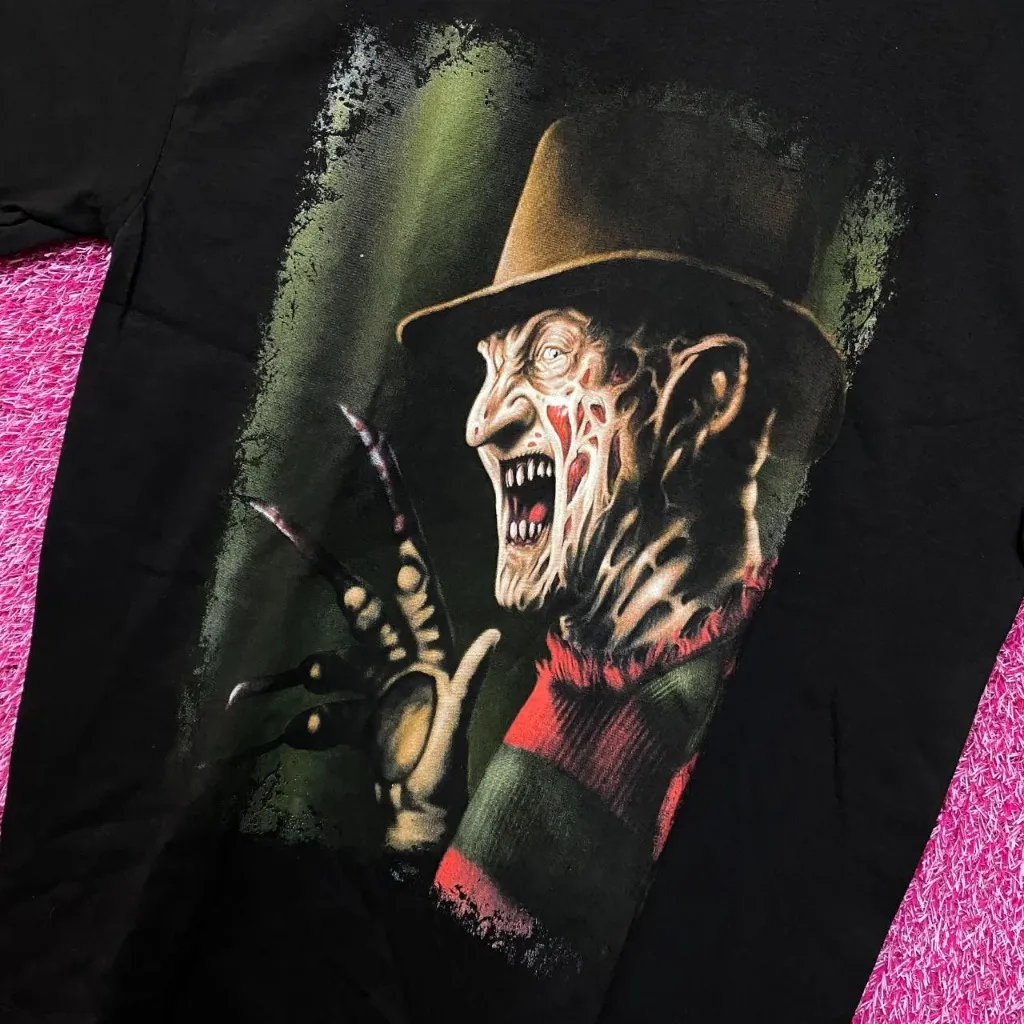 Freddy Krueger Nightmare on Elm Street Horror Movie Tee L - Image 4