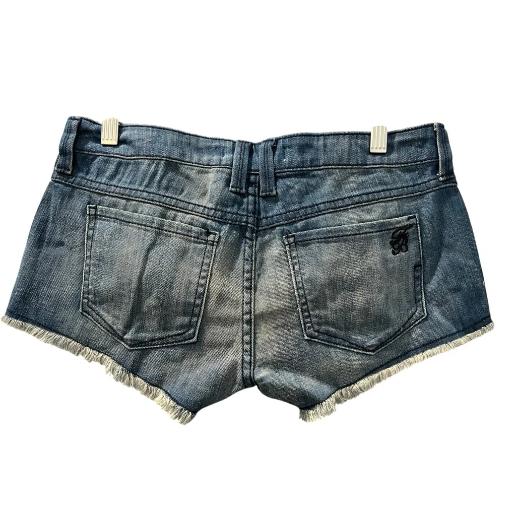 Franky B. NWOT Denim Low Rise Blue Jean Shorts Size 27 Cut Off Summer Casual - Image 6