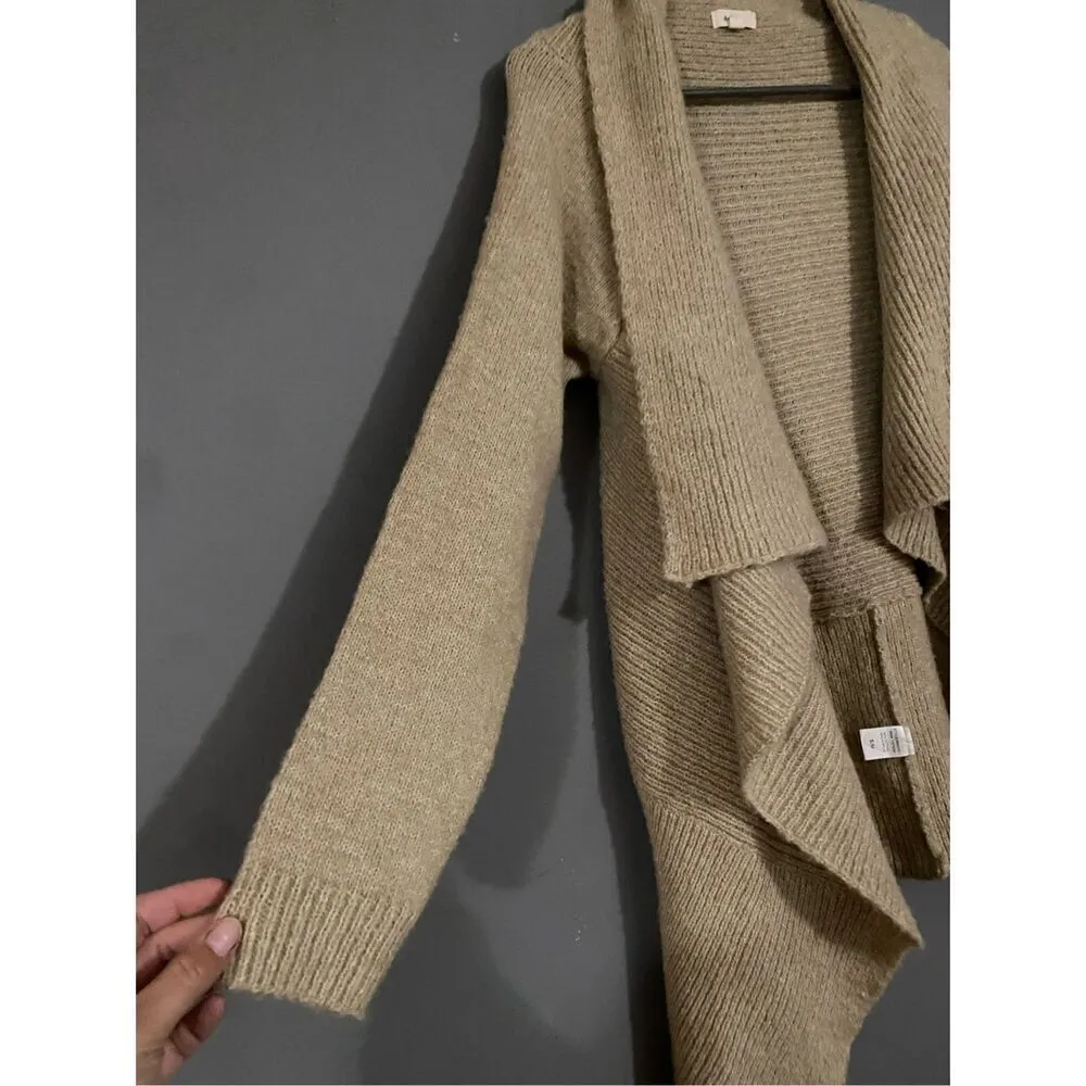 Debut Open Front Knit Irregular Hem Cardigan Size Small/Medium - Image 4