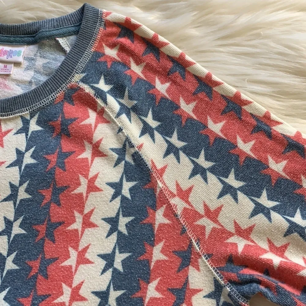 Lularoe •Stars & Stripes 4th of July patriotic tee - Image 6