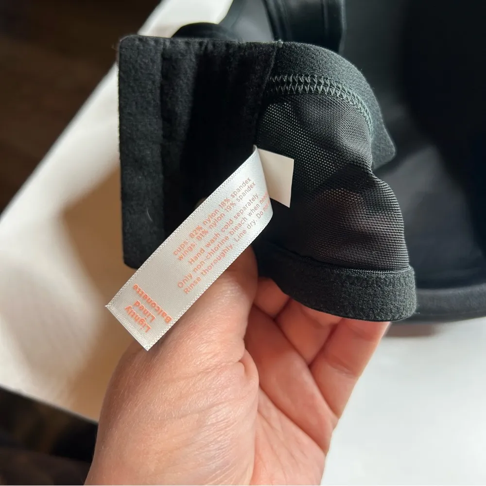 New Cacique black lined Balconette smooth Bra 40H Molded Cups - Image 6