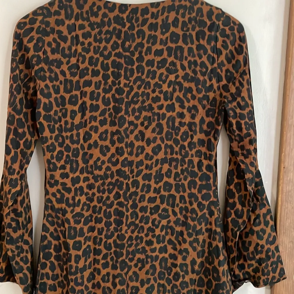 Mara Hoffman Naliyah Leopard Print Midi Dress - Image 10