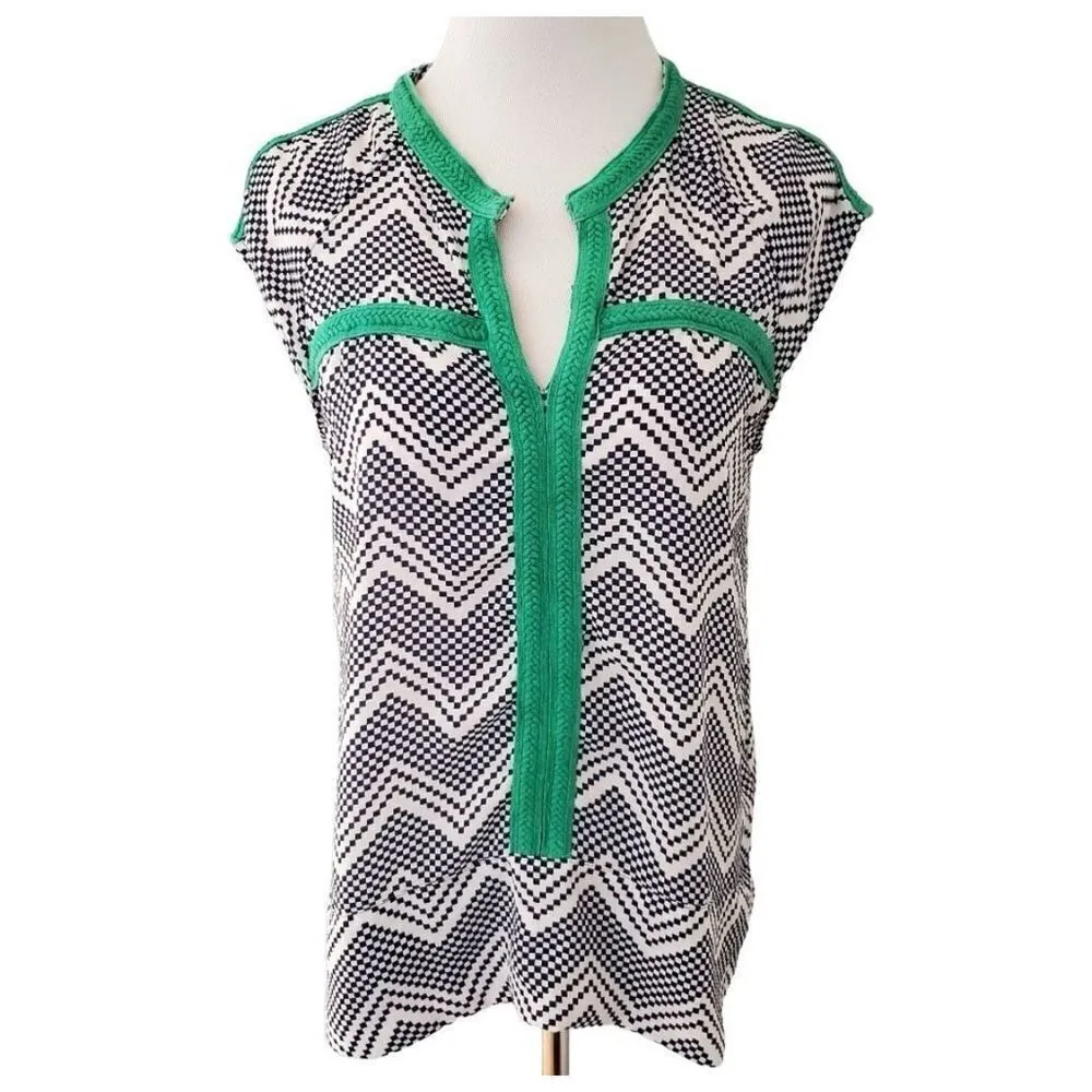 Collective Concepts Cap‎ Short Sleeve
Blouse Top Size Small - Image 2