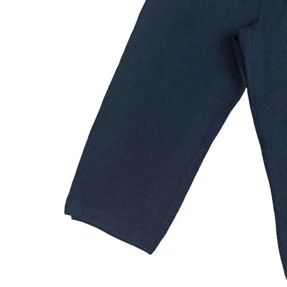 St. John Sport Cropped Black Pants Capri Stretch Santana Knit Size Small Women's - Image 7