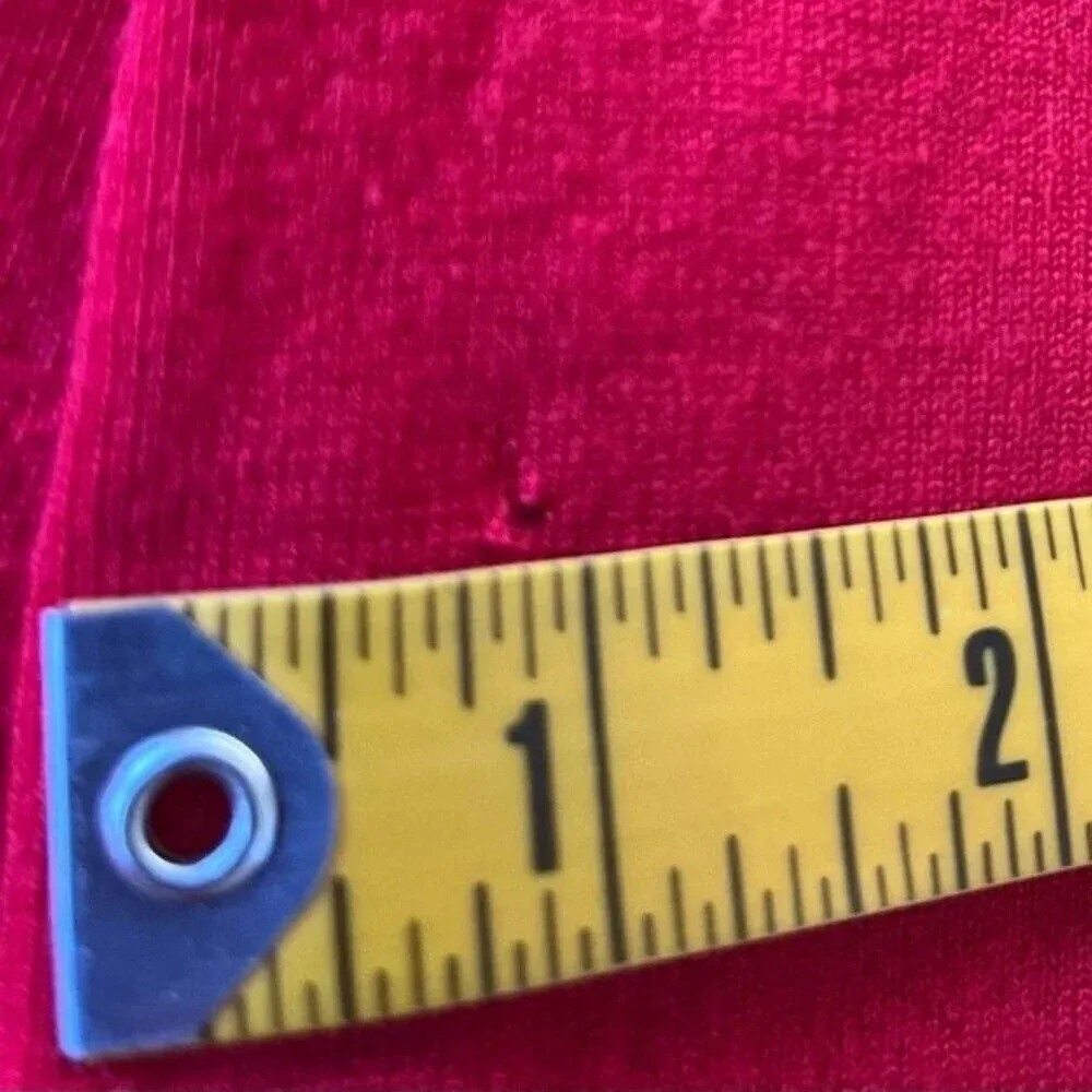 Bellini sweater set, a cardigan with a sleeveless tank, size XL Red - Image 6