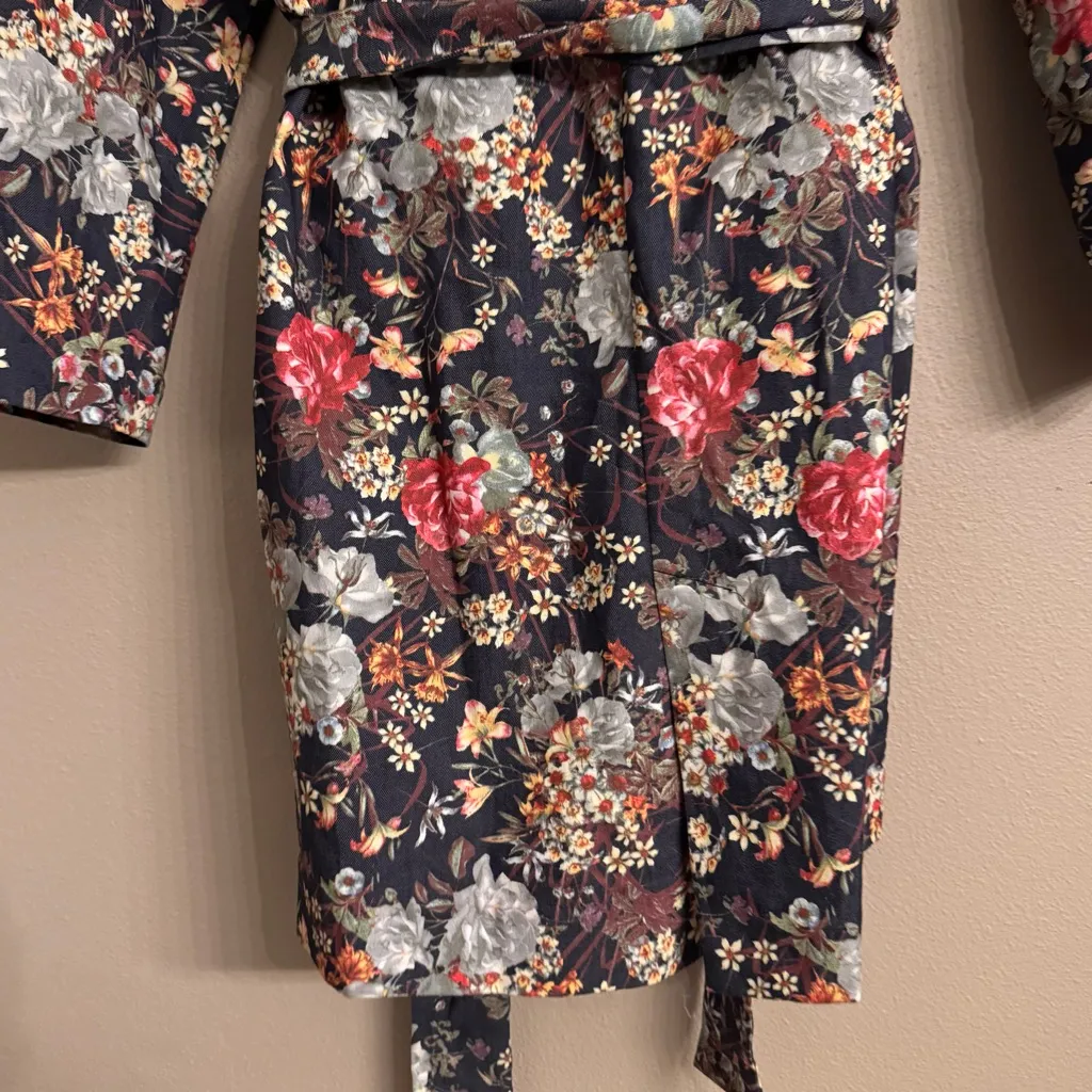 LINE & DOT‎ Floral Trenchcoat - Image 5