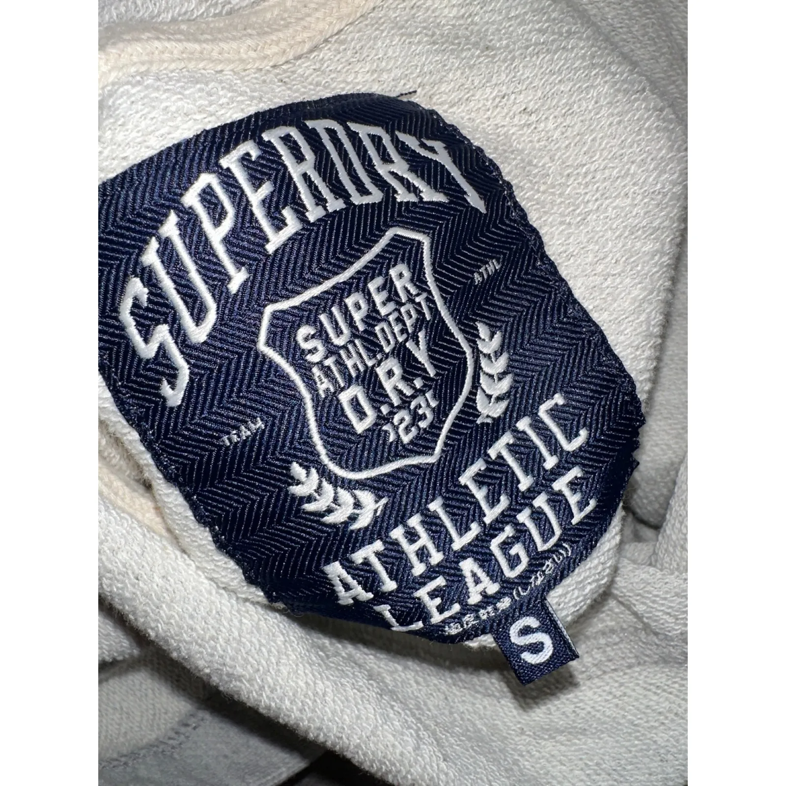 Superdry Athletic League Sleeveless Hoodie‎ Dress Drawstring Heather Gray - Image 8