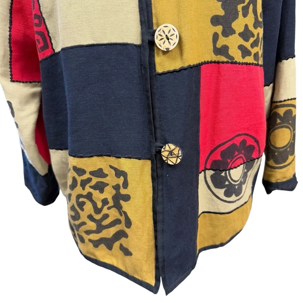 Allure Jacket, XL, Ethnic Print Red - Image 3