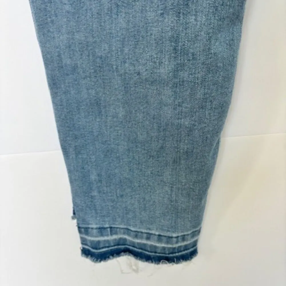 Earl Jeans Womens Skinny Ankle Stretch Size 10 Pearl Embroidery Mid Rise Denim - Image 8