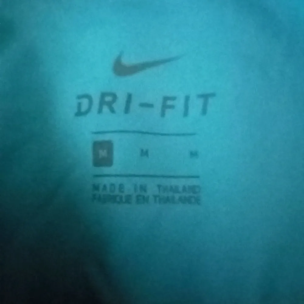 Nike Dri-Fit M Loose Fit Athletic Long Tank Top Turquoise n Gray - Image 8