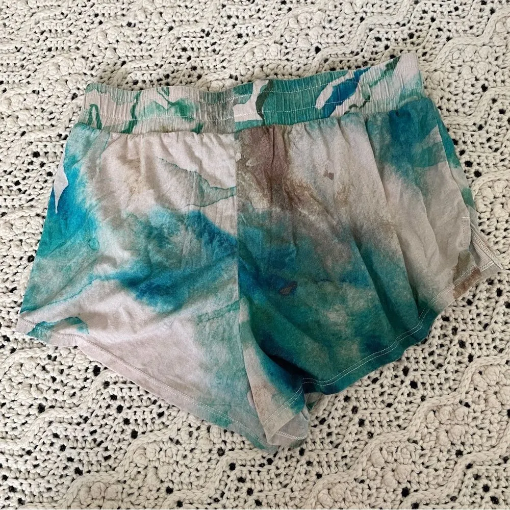 Richer Poorer Sleep Short Watercolor Print Blue/Gray (Small) - Image 3