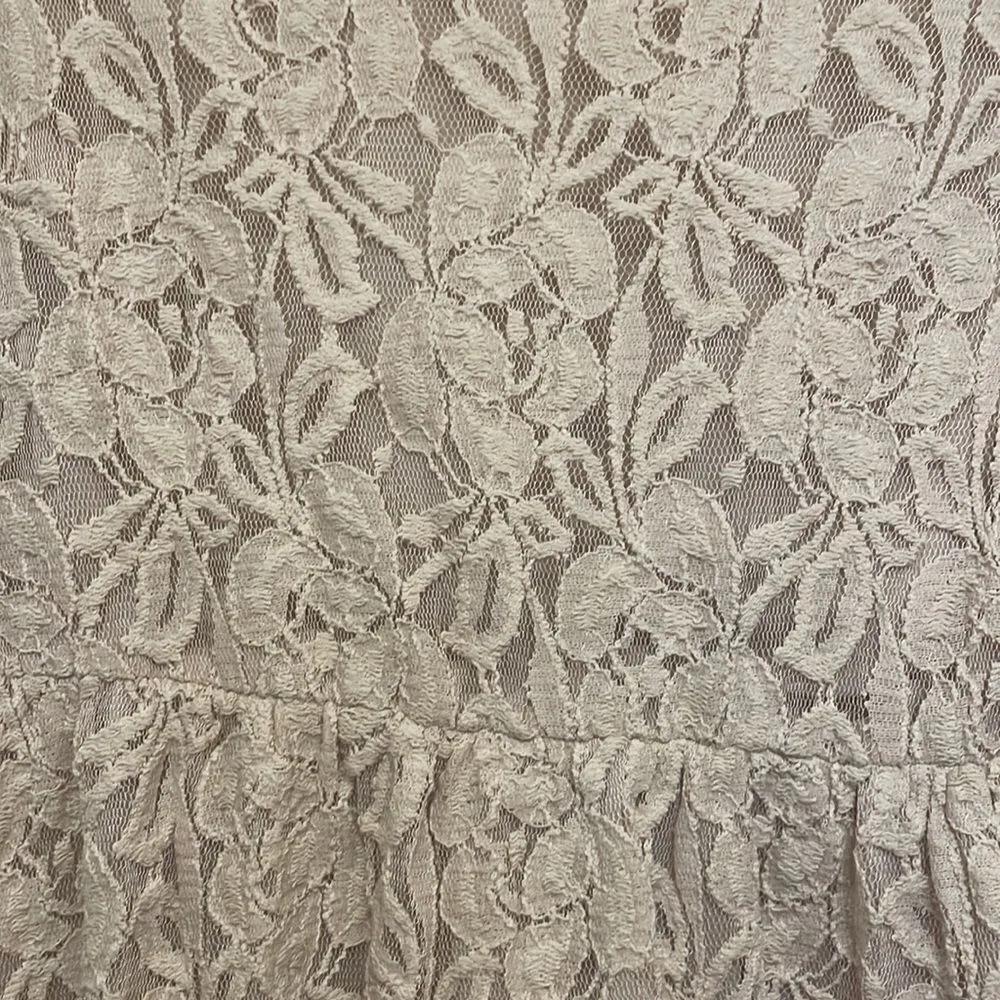 ✨Coincidence & Chance Urban Outfitters Cream Lace Overlay Dress - Image 3